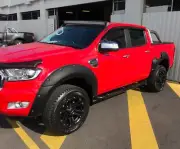 TUBULAR SIDE STEPS FOR 2012-2020 FORD RANGER DUAL CAB PX1,2&3 HEAVIER STEEL WALL