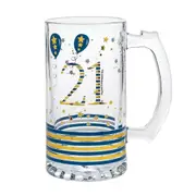Gibson Gifts Rush 21st Birthday Tankard R Beer Mug Drinking Cup w/ Handle