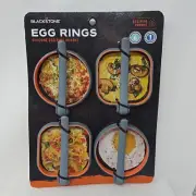 Blackstone Silicone Egg Ring Bundle Sausages Pancakes 8 RINGS Brand New