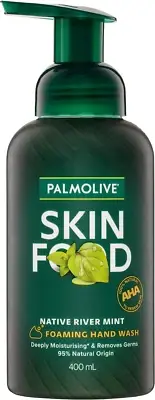 Palmolive Skin Food Foaming Hand Wash Soap, 400Ml, Native River Mint