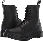 [Dr. Martens] 1460 Pascal Virginia Womens Mono Black Boots-UK 8 / EU 42