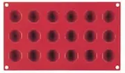 Marttellato SF048 Flexible Non-Stick Mold, S Diamond Mold, 18 Pieces, Silicone, Italy WML2901