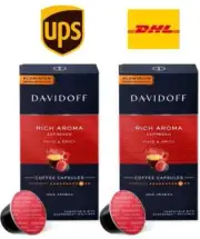 DAVIDOFF Rich Aroma Coffee Capsules - 10/12 Intensity 55g x 2 Pack , Free Ship