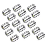 6 Dollhouse Micro Miniature Color Change LED Lights Lighting Replacable Battery