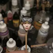 Premium 1/12 Female Beauty Lady Head Sculpt For 6" romankey Action Figure