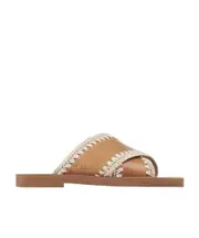 Woody flat bottom flip-flops 40 Nude