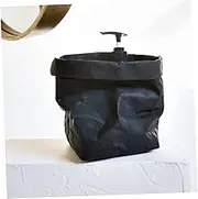 Kraft Paper Bags Planters Always Reusable Bags Organizer Decorative Paper Bags Storage Produce Bags Ornament Container Pot Plants Containers Outdoor Small Picky Black