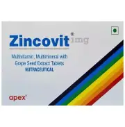 Zincovit Tablet with Multivitamin, Multimineral & Grape Seed Extract 60 tablets