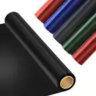16 in X 100 Ft Black Cellophane Wrap Roll, Transparent Black Cellophane Wrapping
