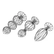 Metal Stainless-Hollow Tail Plug Speculum Dilator Expander Bondage Couples BDSM
