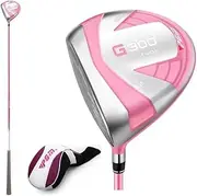 #1 Wooden Club for Left Hand Ladies Golfers, High Rebound Women's Lefthanded Fairway Woods Golf Driver, Golf Club Wood