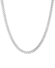 Italian Silver Miami Cuban Link Necklace