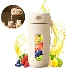 Portable Electric Blender Juicer 350ml for Shakes and Smoothies USB Rechargeable
