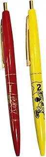 Disney Nostalgica DSST588-589N BIC Ballpoint Pen, Set of 2, Mickey Mouse Minnie Mouse