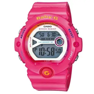 【CASIO 卡西歐】BABY-G 運動時尚手錶/粉(BG-6903-4B)