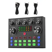 USB Interface External Sound Card Live Broadcast Microphone Audio Card Equipment