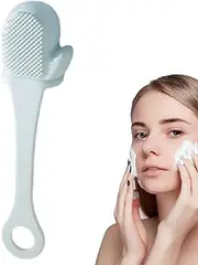 Silicone Facial Cleanser, Silicone Facial Cleansing Brush, Manual Nose Cleansing, Soft Finger Glove Brush, Deep Cleansing Face Brush for Nose and Face