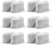 12 Pack Coffee Replacement Filter Coffee Filter Compatible with Coffee Maker Coffee Accessory Water Filter for Coffee White