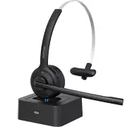 M5 Wireless Bluetooth Headset with Microphone Noise Canceling Headphones for PC