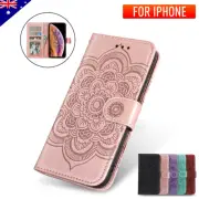 iPhone 16 15 14 13 12 Pro Max Plus Leather Wallet Shockproof Case Cover Fr Apple