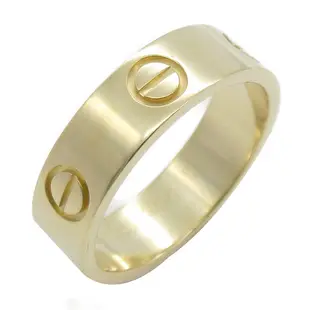 【二手名牌BRAND OFF】Cartier 卡地亞 Love系列 18K金 戒指 #53