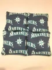 4 Cornhole Bag Set Corn Hole Seattle Mariners