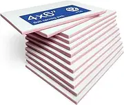 Falling in Art 12 Pack Rubber Carving Block, 4" x 6" Easy Cut Lino Blocks, Soft Linoleum Block for Printmaking, Stamps, Crafts