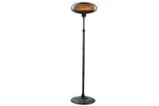 Heller 2000W Quartz Freestanding Indoor/Outdoor Patio Heater (HPH2000D)