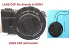 LENS CAP DIRECTLY to CAMERA SONY Alpha NEX-5 NEX-5T 5TL NEX-5R /16-50mm+HOLDER