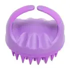 Massager Shampoo Brush Wet Dry Hair Soft Silicone Head Scalp Exfoliator For DY9