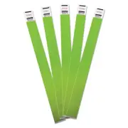 Advantus Crowd Management Wristbands Sequentially Numbered Green 500/Pack 75511