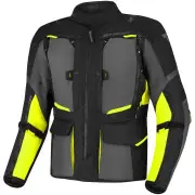 Hero 2.0 Waterproof Black Yellow Textile Motorcycle Jacket