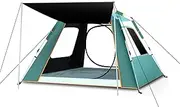 Comfortable Waterproof Family TenTWith Top Rainfly, Windproof Large Mesh Windows, Easy Setup, Portable with Carry Bag, for All Seasons C (Color : D)