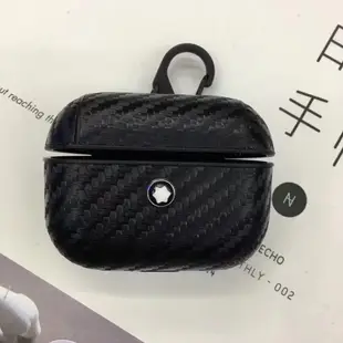 歐美潮牌 萬寶龍 Airpods Pro保護套 AirPods 1/2/3代保護殼 配掛鉤 無綫藍牙耳機收納盒