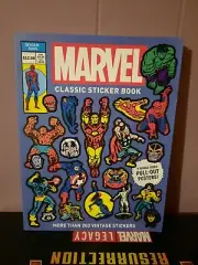 MARVEL CLASSIC STICKER BOOK W/POSTERS STORYBOARD NEW