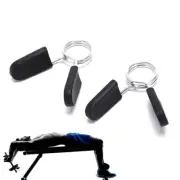 2X Black 25mm Spring Clamp Clips For Weight Dumbbells Gym Fitness Equipment-UU