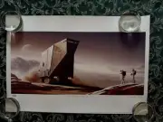 Star Wars Celebration limited art print Desert Sands Malcolm Tween LE 250 13x19