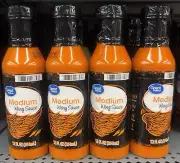 4 BOTTLES Great Value Medium Wing Sauce 12 oz Chicken Dip BBQ Pepper