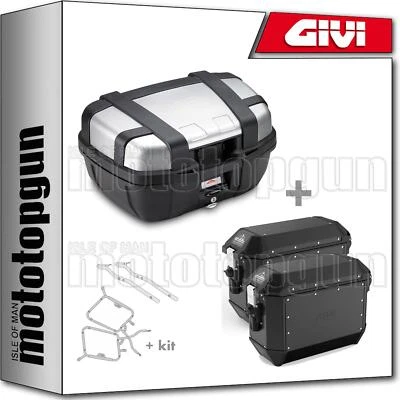 GIVI CASE TRK52N + SIDE CASE TREKKER ALASKA ALA36B HONDA CB 500 X 2013 13
