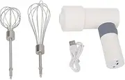 ELECTRIC HAND MIXER CORDLESS RECHARGEABLE 2000MAH BATTERY STAINLESS STEEL QUICK BLENDING AND WIRELESS FOR COFFEE LOVERS