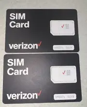 NEW Verizon Wireless 4G LTE SIM Card Genuine VZW NEW (3-in-1), Nano