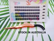 Fake Eyelash 8mm 9mm 10mm 11mm & 12mm C Curl Pack & Fake Eyelash Wand Lash Tool