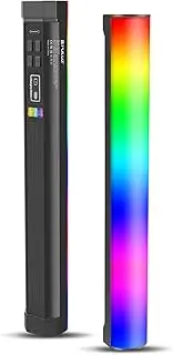 PULUZ 11.8" RGB Full Color Photography Light Stick，Holdable Magnetic LED Light Stick Fill Lights with 1/4 inch Screw Holes，Rechargeable Tube Light with 21 Lighting Effects for Photography Lighting