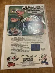 Popeye Video Game comic book ad (Atari)