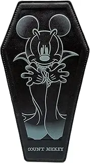 [Loungefly] X LASR Exclusive Disney Count Mickey Coffin Convertible Crossbody Bag - Cute Backpacks Festival Backpack Goth Fashion Disneybound, Black, Small
