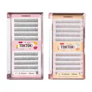 CORINGCO - Toktok-Hara Filter Eyelash - 7 Types Brown - 10mm
