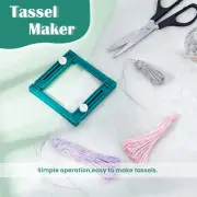 Quadrilateral Tassel Maker Kit Bookmark Tassels Machine Tool Yarn Crafts Macrame