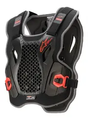 Alpinestars Bionic Action, protector vest , color: Black/Red , size: XL/XXL