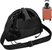 [Generic] Pillow Travel Bag | Portable Neck Pillow Bag with Drawstring Design | Adjustable Storage Case, Travel Backpack for Family, Friends, Home