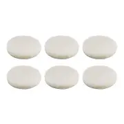 6pcs Wool Buffing Pads 6 Inch Polishing Pad Polishing Buffing Pad Hook and Loop